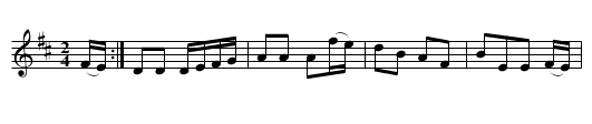 DASHING WHITE SERGEANT - staff notation