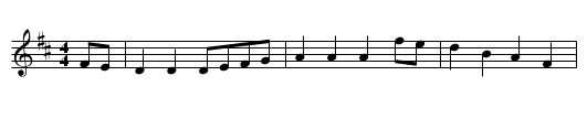 Dashing White Sergeant - staff notation