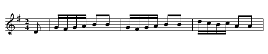 Davy-Davy Nick-Nack. FTB.061 - staff notation