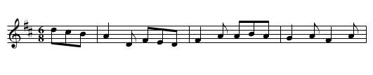 Dawley's Delight - staff notation