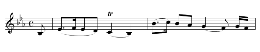 Dawning of Day [1], The - staff notation