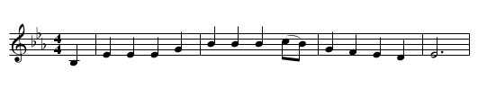 Dawning of the Day, The  - staff notation