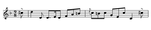 Days o' Yore, The - staff notation
