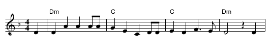 Days of 49, The - staff notation