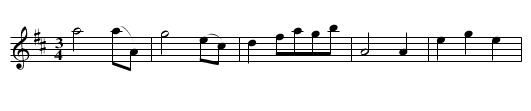D-Dur-Schleuniger #25 - staff notation
