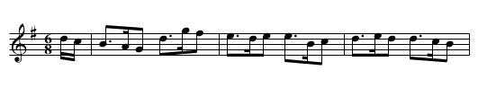 de Blaauwe Boer - staff notation