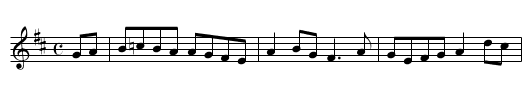 De Hala Me - staff notation