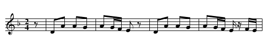 De Rommelpot - staff notation