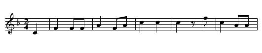 De Steffchen, de fiert mat Spien an 't Stat (1-26), S.70 - staff notation