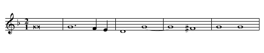 De tous biens plaine - staff notation