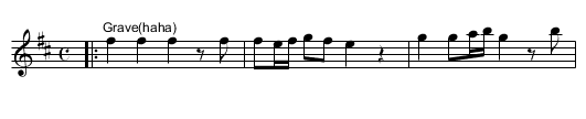 Dead March in Saul.2voices RH.442 - staff notation