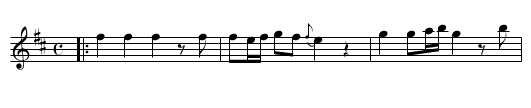 Dead March in Saul - staff notation