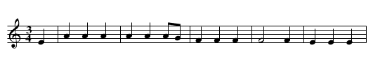 Dear Catholic Brother - staff notation