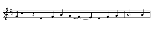 Death and the Lady - staff notation