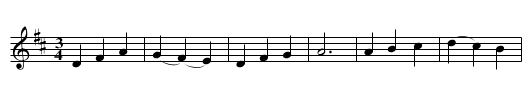Death and the Lady - staff notation