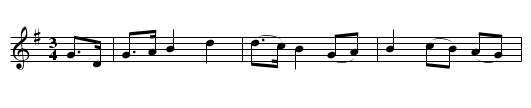 Death of Admiral Benbow - staff notation
