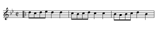 Debauchè. JJo8.129, Le - staff notation