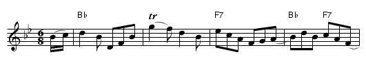 Debbie's Jig - staff notation