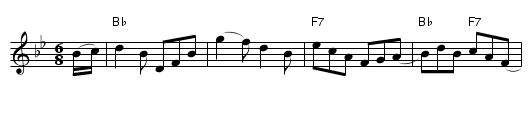 Debbie's Jig - staff notation