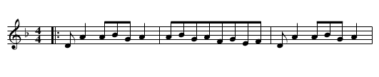 Debka #1 - staff notation