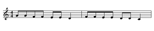 Debka Bedouit - staff notation