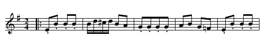Debka Chaim - staff notation