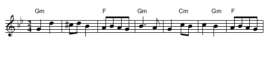 Debka Halel - staff notation