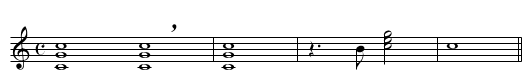 Decorations with abcm2ps 4.x.x - staff notation