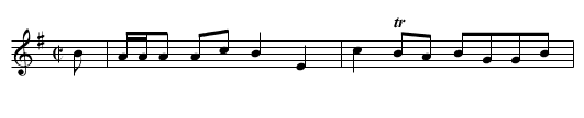 De'el Stick the Minister [2] - staff notation