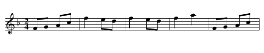 De'el's Dead, The - staff notation