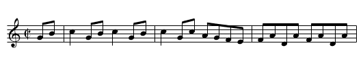 Deil amang the Tailors - staff notation