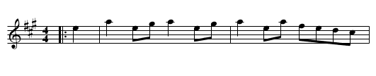 Deil Among the Tailors - staff notation