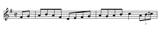 Delahunty's - staff notation