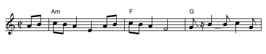 Delayed Gratification - staff notation