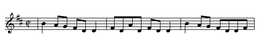 Delia Crowley's - staff notation