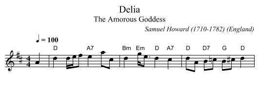 Delia - staff notation