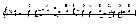 Delia - staff notation