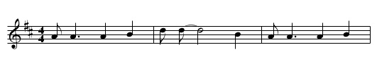 Delia's Gone - staff notation