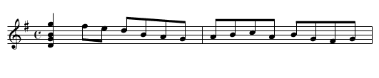 Delight of Sudbury, The - staff notation