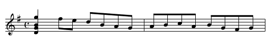 Delight of Sudbury, The - staff notation