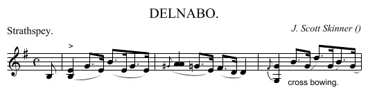 DELNABO. - staff notation