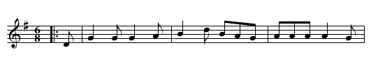 Delting Bridal March - staff notation