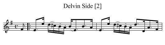 Delvin Side [2] - staff notation