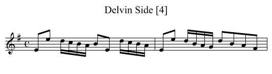 Delvin Side [4] - staff notation