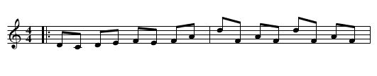 Delvin Side - staff notation