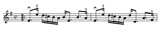 DELVIN SIDE - staff notation