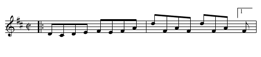 DELVIN SIDE - staff notation