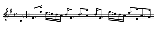 Delvine Side - staff notation