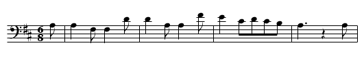 DEM KAISER SEI MEIN ERSTES LIED - staff notation