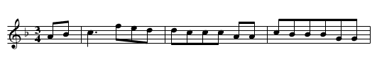 Dem Nebenbuhler - staff notation